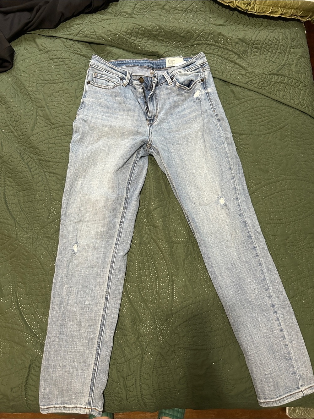 Light Blue Skinny Jeans - Unbranded
